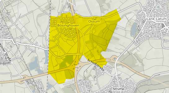 Immobilienpreisekarte Meerbusch Ossum B&ouml;singhoven